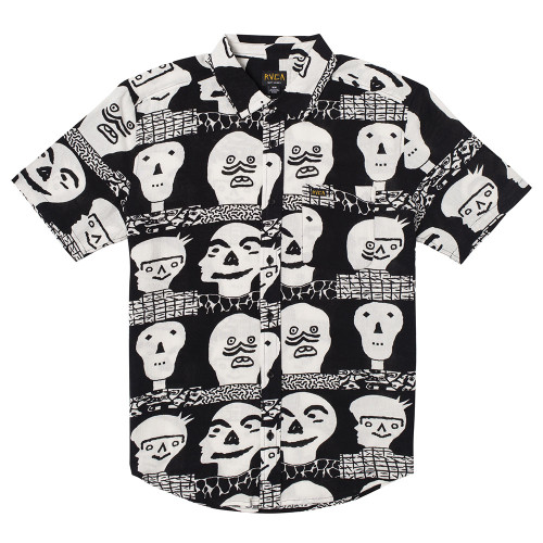 RVCA Ανδρικό πουκάμισο Matt Leines - Short Sleeve Shirt For Men